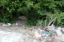 Свалка мусора у Городского парка